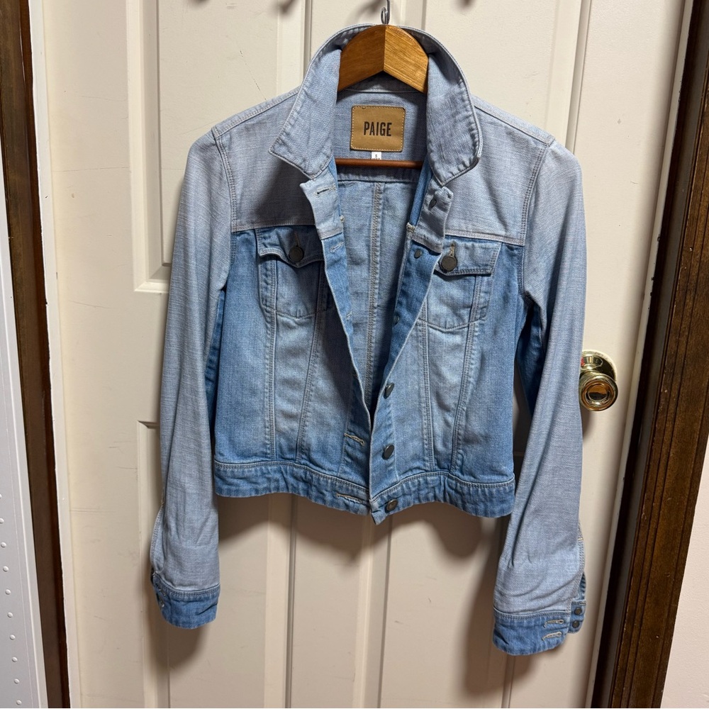 Paige Cropped Jean Jacket